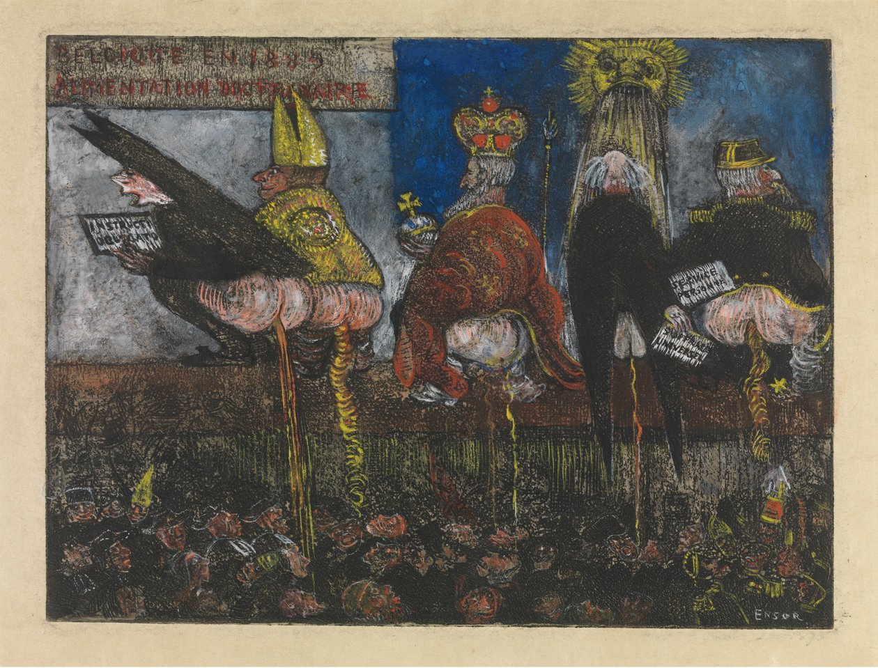 Leerkundige voeding door James Ensor