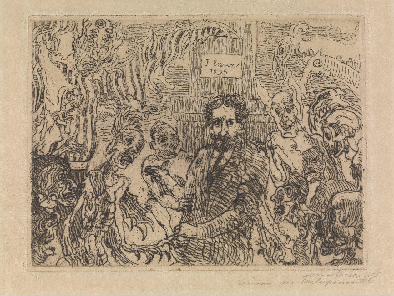Duivels die mij sarren door James Ensor