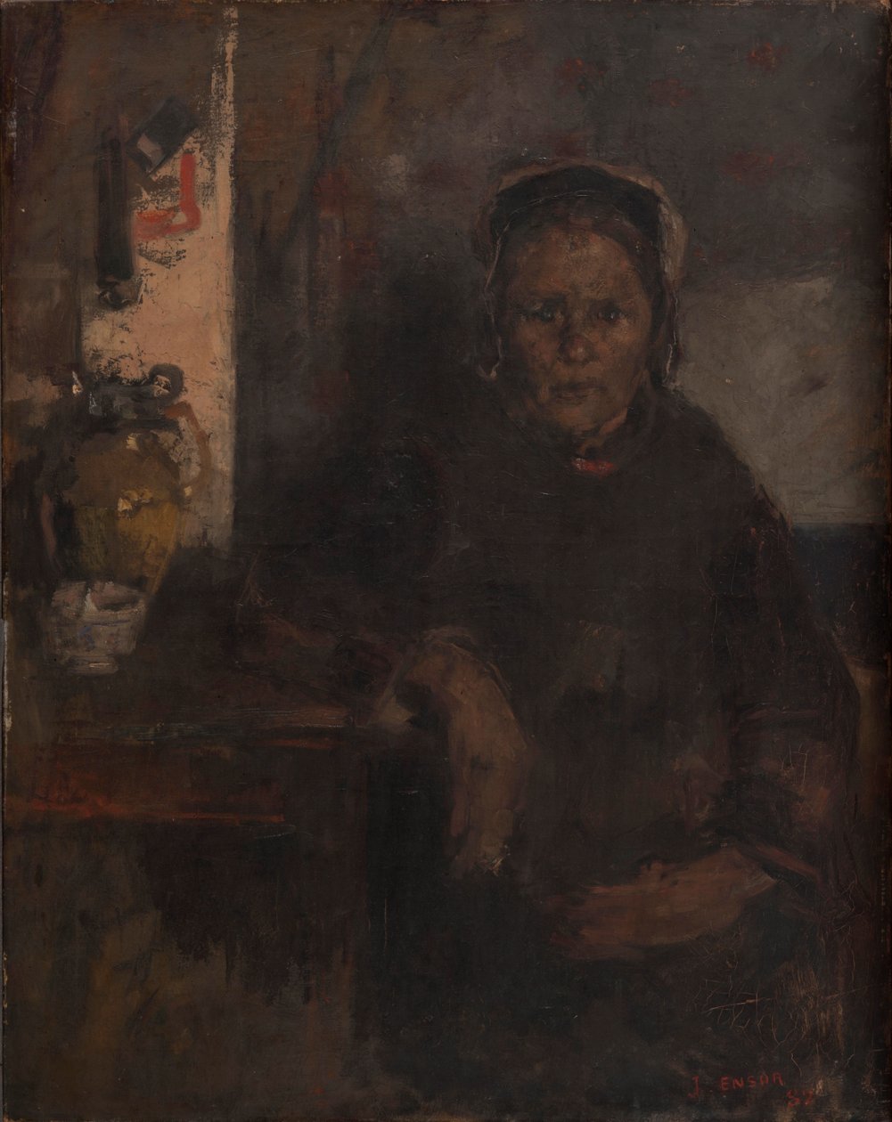 Vissersvrouw door James Ensor