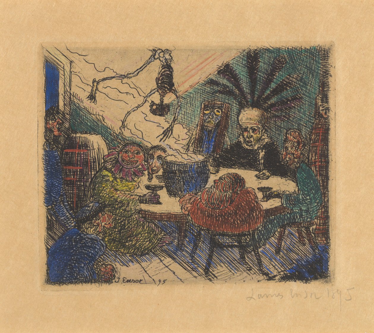 Koning Pest door James Ensor