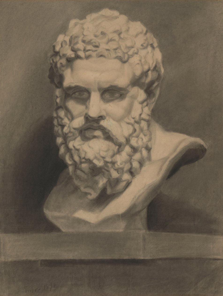 Klassiek academiemodel door James Ensor