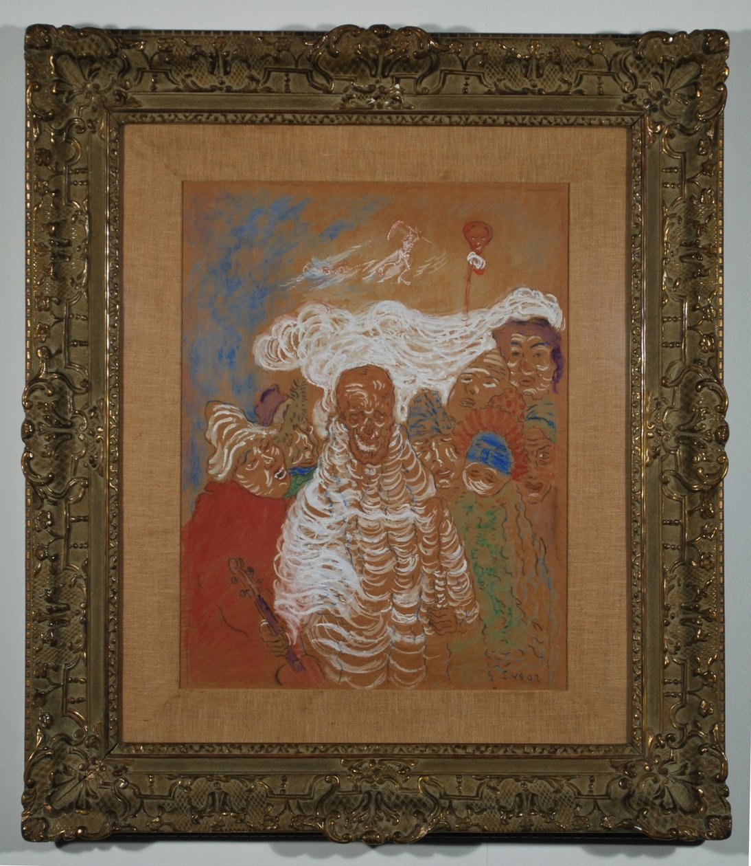 Die Masken und der Tod door James Ensor