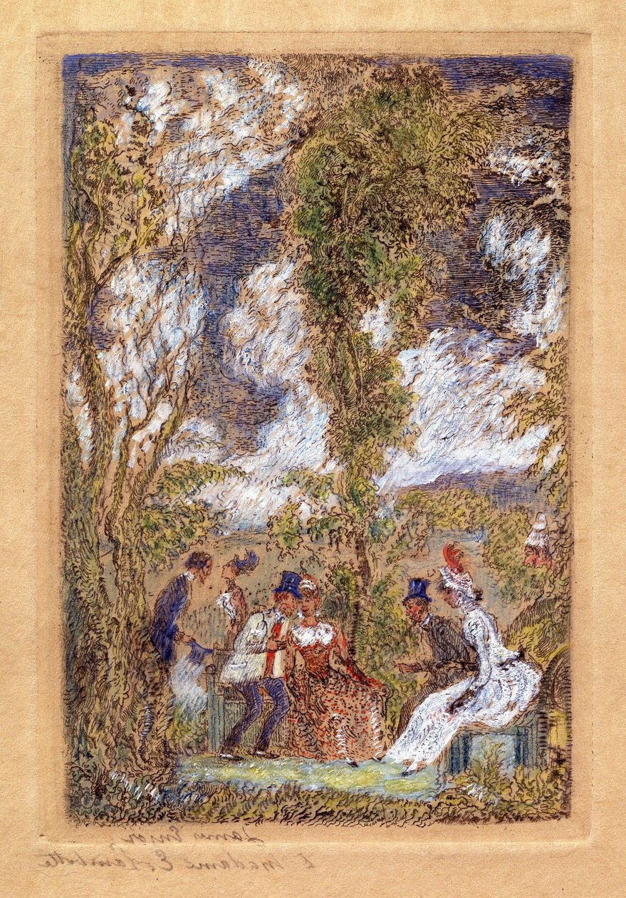 Minnetuin door James Ensor