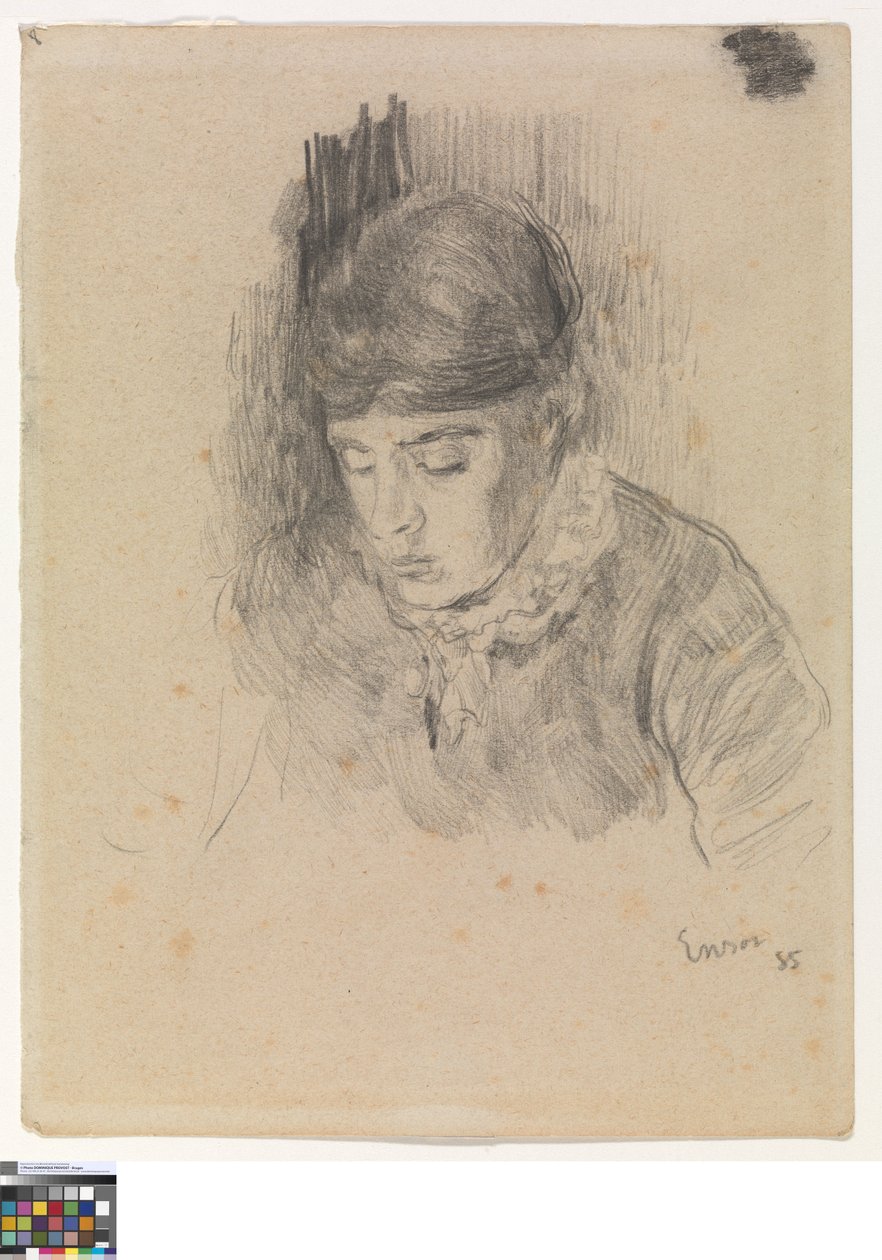 Mitche Ensor, zus van de kunstenaar door James Ensor