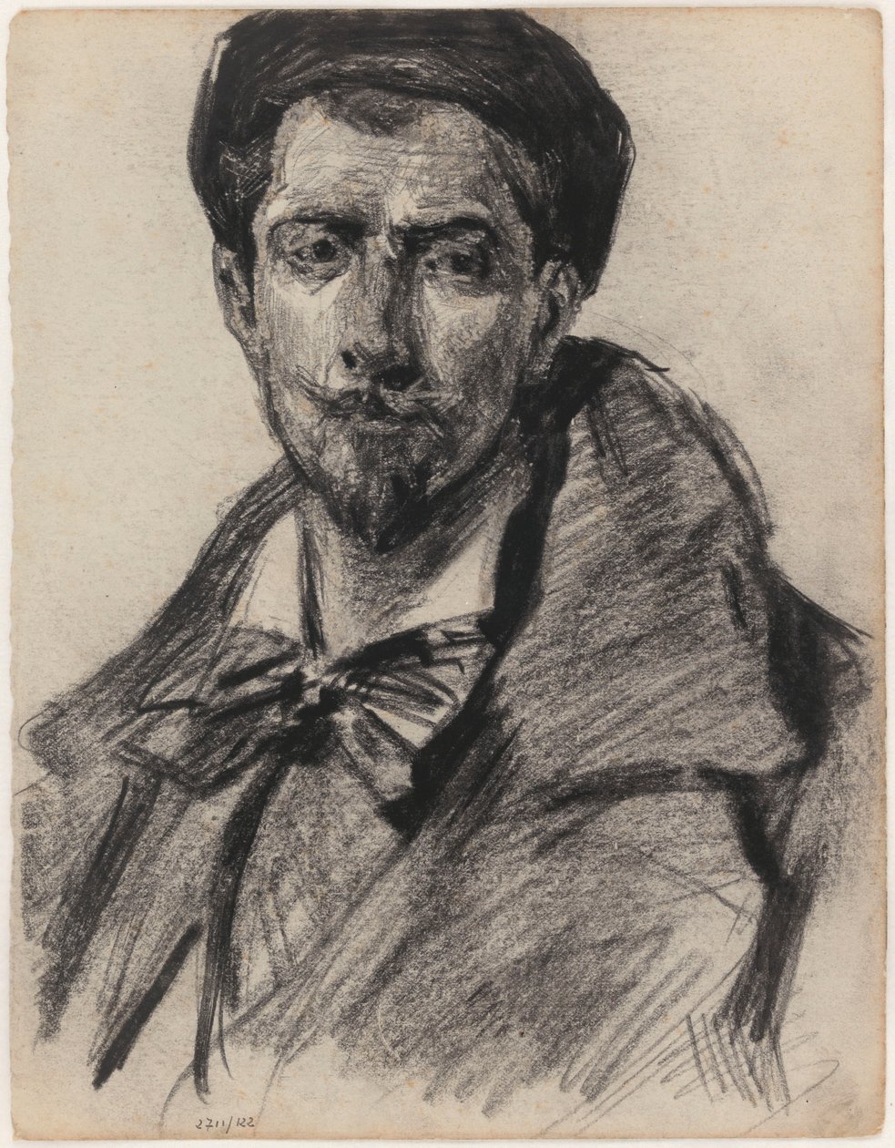 Portret van een man door James Ensor