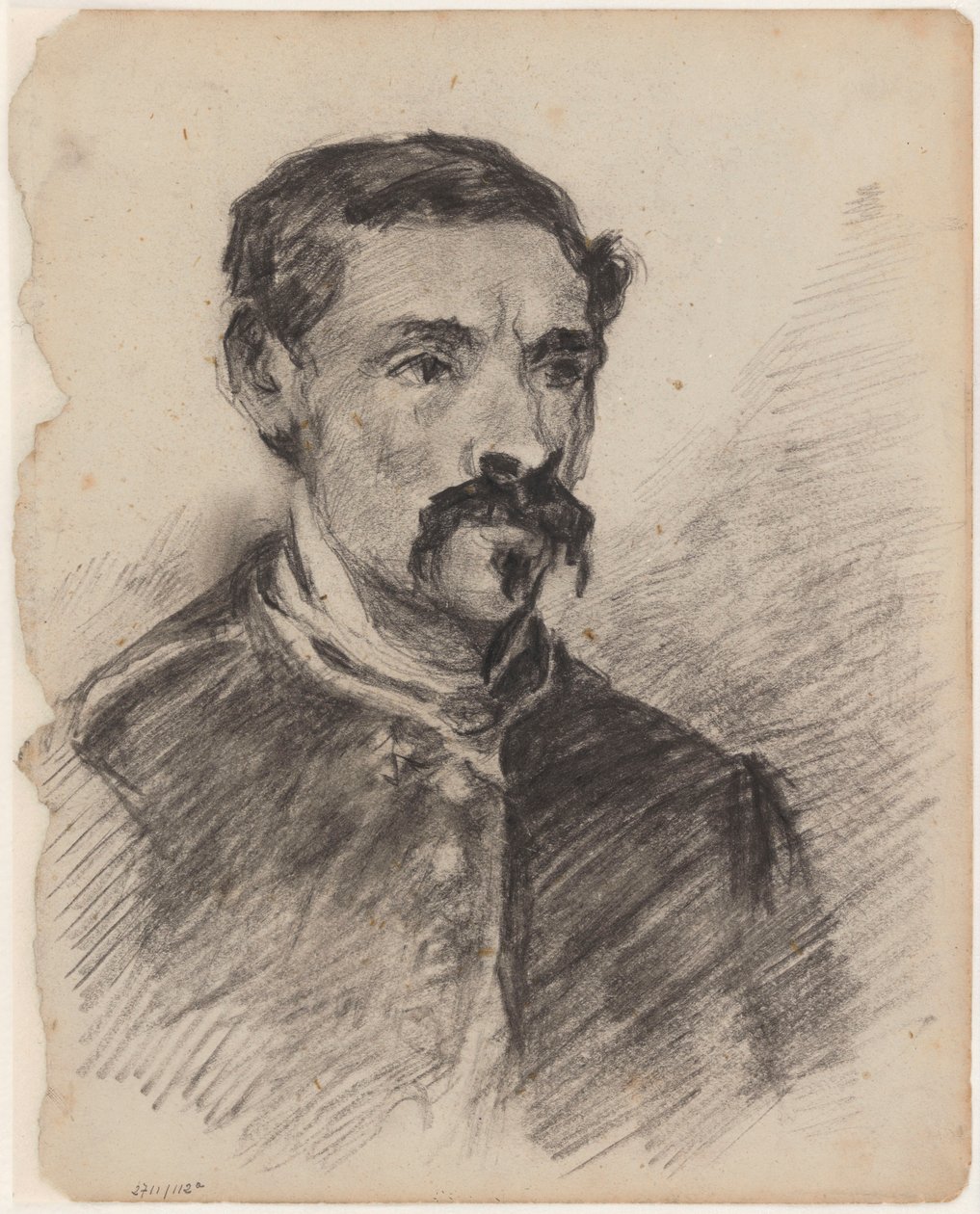 Portret van een man door James Ensor