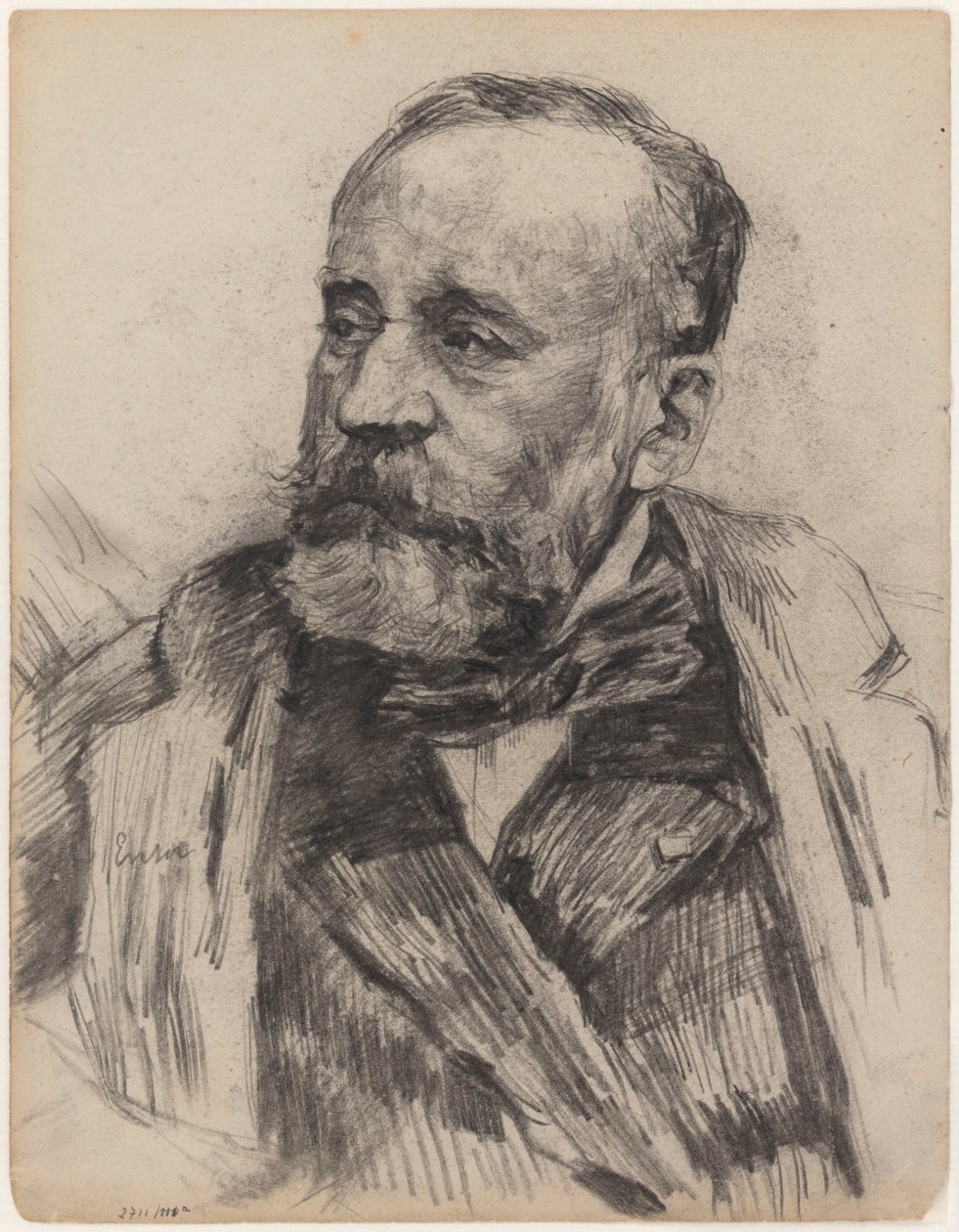 Portret van een man door James Ensor