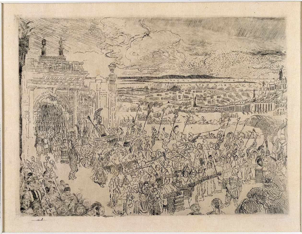 Romeinse zegetocht door James Ensor