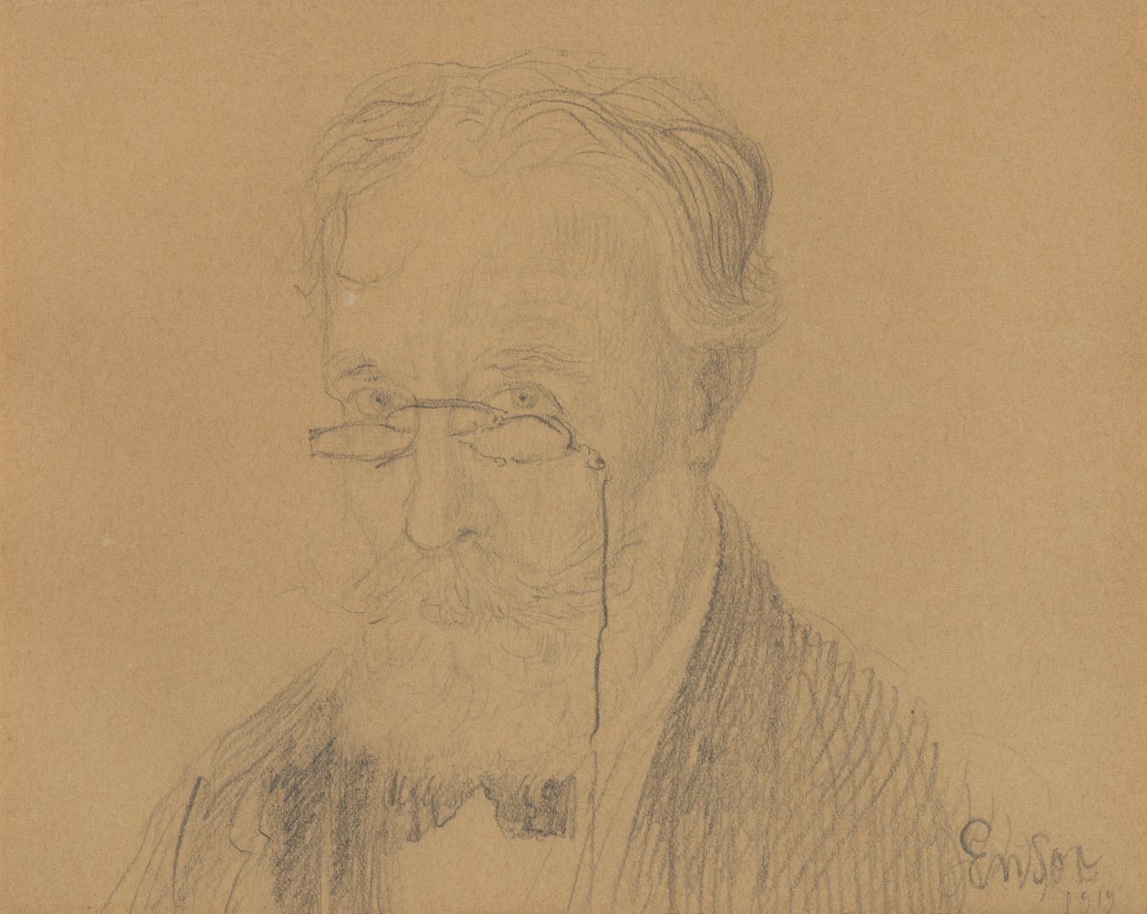 Zelfportret door James Ensor