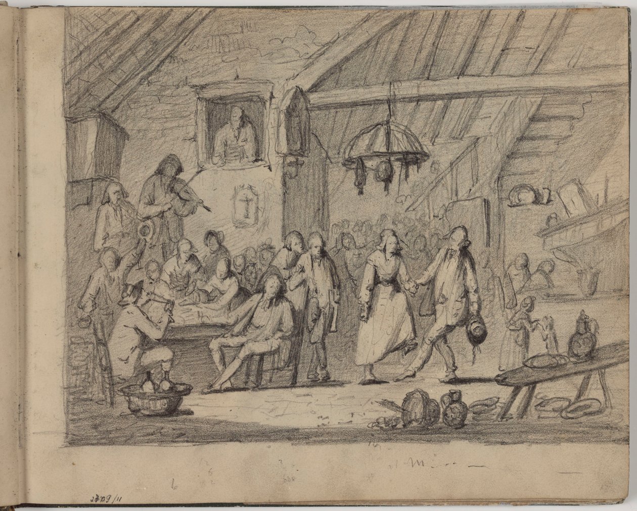 Tavernescène door James Ensor