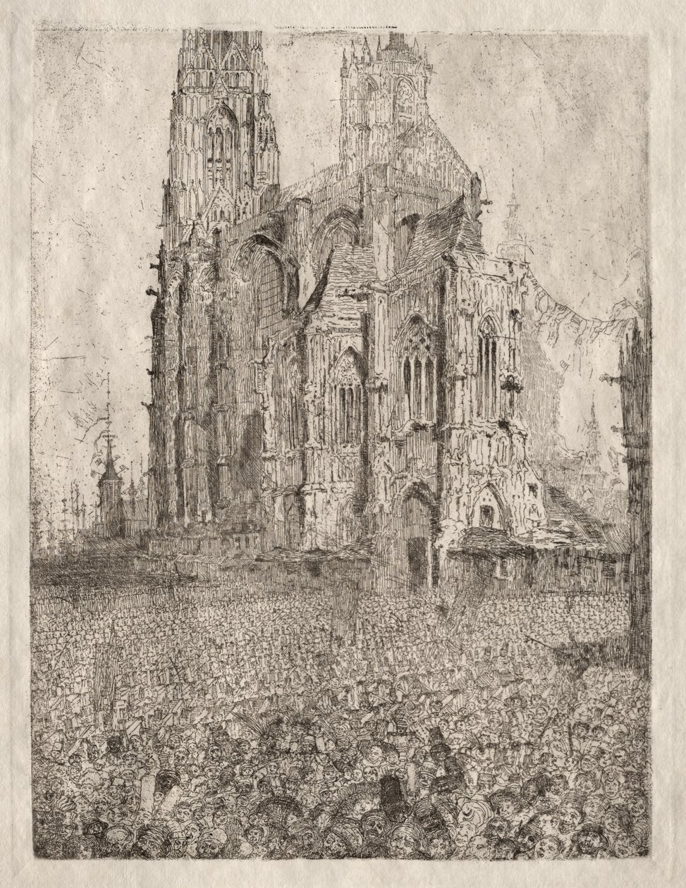 De kathedraal door James Ensor