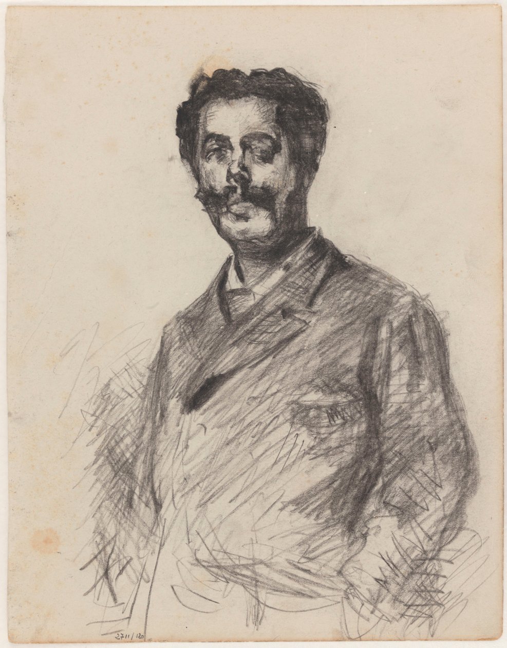 De journalist Paul de Cassagnac door James Ensor