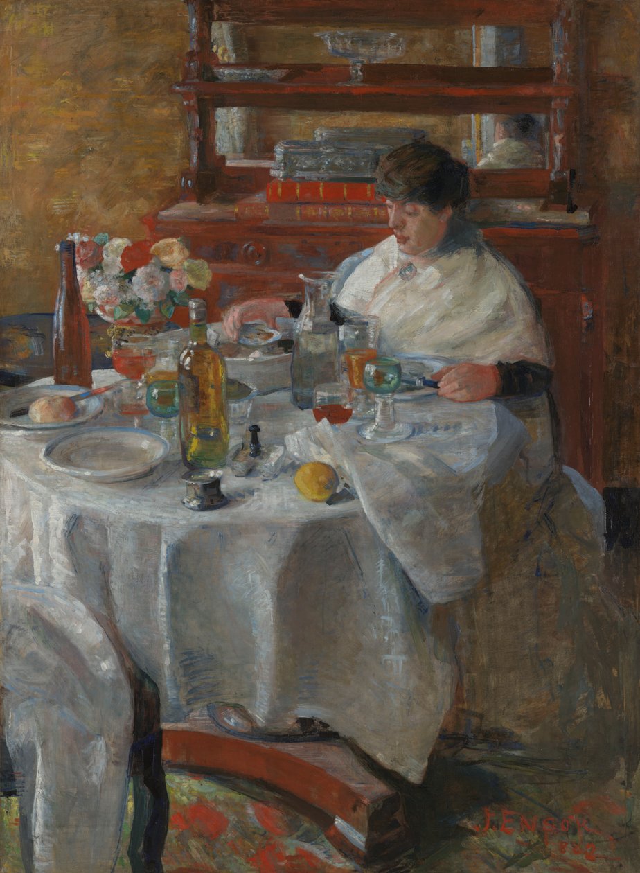 De oestereter door James Ensor