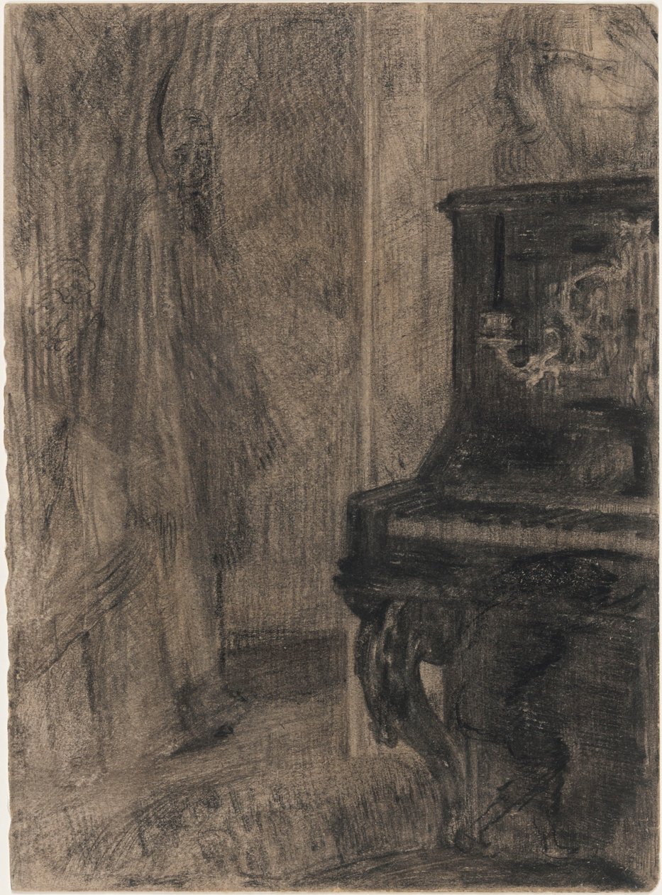 De staande piano door James Ensor