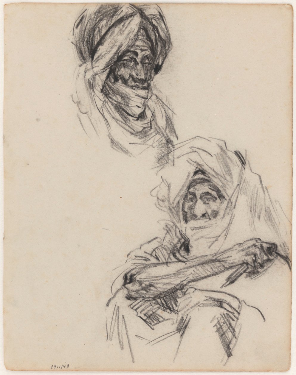 Twee Arabieren door James Ensor