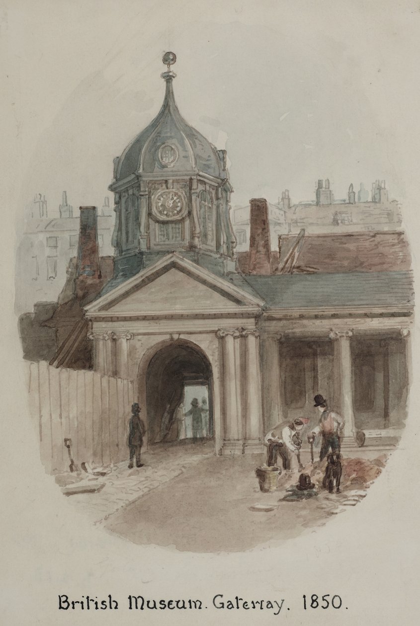 British Museum, 1850 door James Findlay