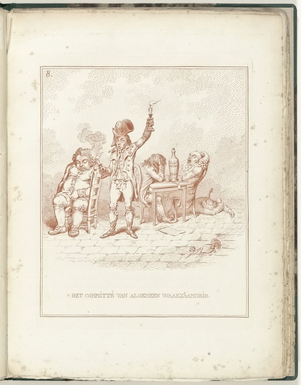 Comité van Algemene Waakzaamheid, 1795 door James Gillray (possibly)