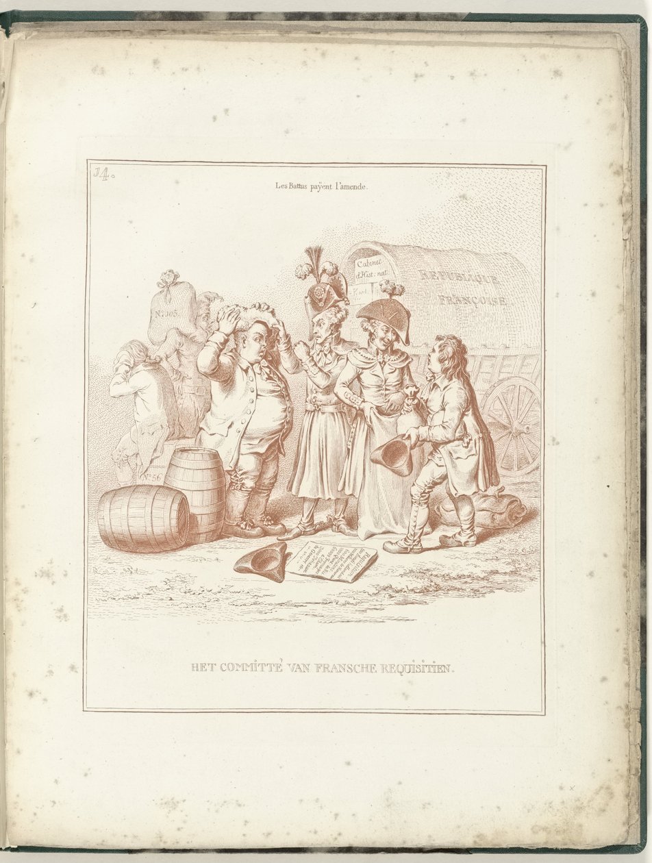 Comité van Franse Rekwisities, 1795 door James Gillray (possibly)