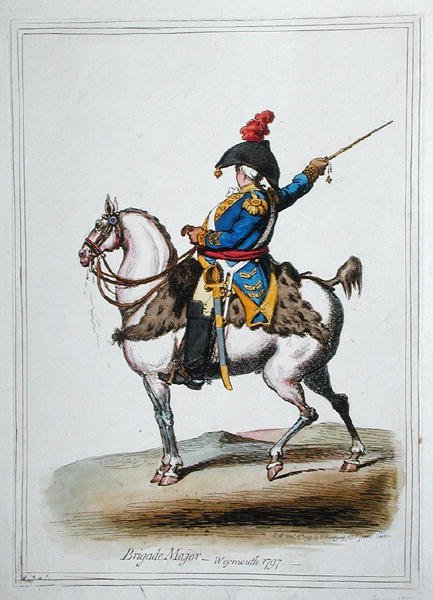 Brigade Majoor door James Gillray