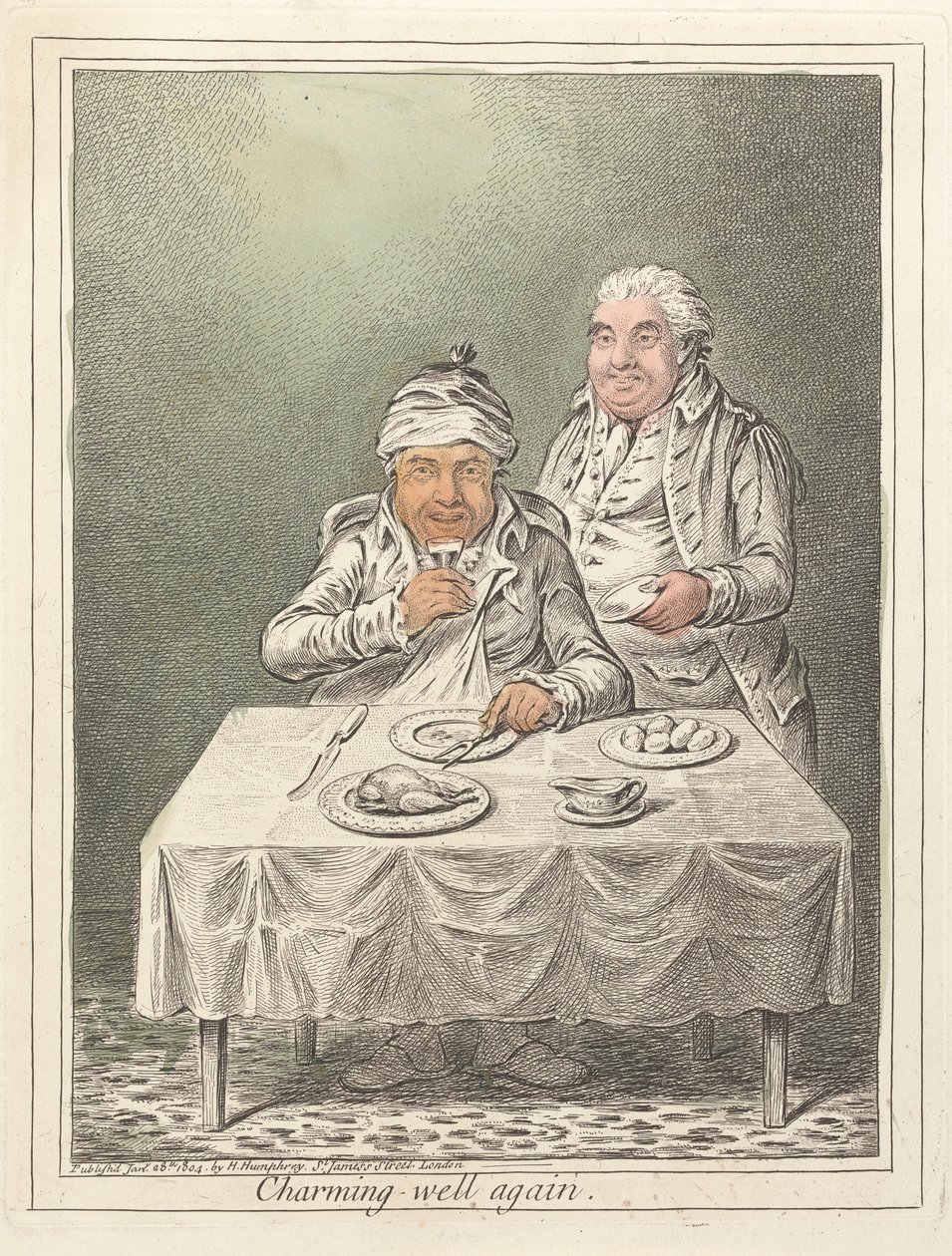 De betoverende bron opnieuw door James Gillray
