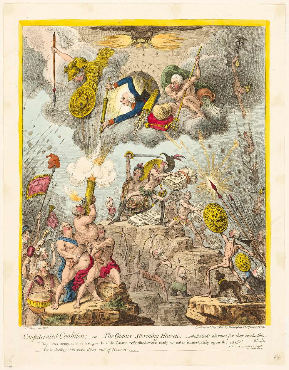 Geconfedereerde Coalitie door James Gillray