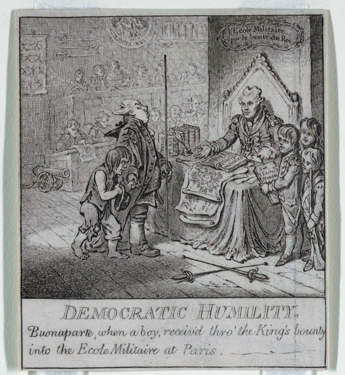 "Democratie, of een Schets van..." door James Gillray