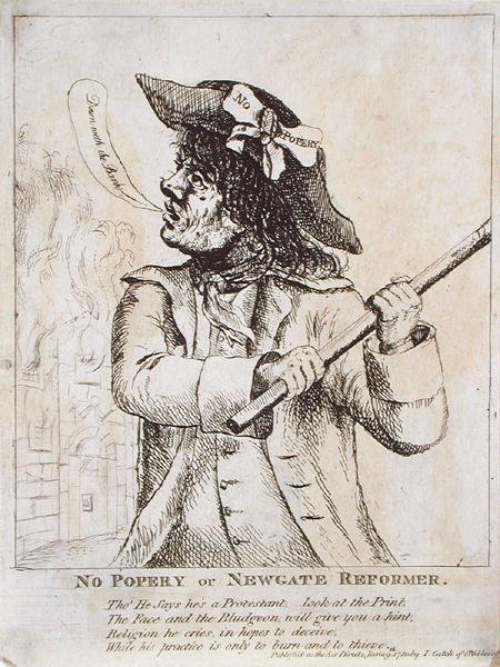 Geen Paapse, of Newgate Hervormer: mogelijk Ned Dennis met een 