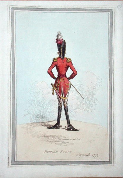 Patern-Staff, uitgegeven door Hannah Humphrey in 1797 door James Gillray