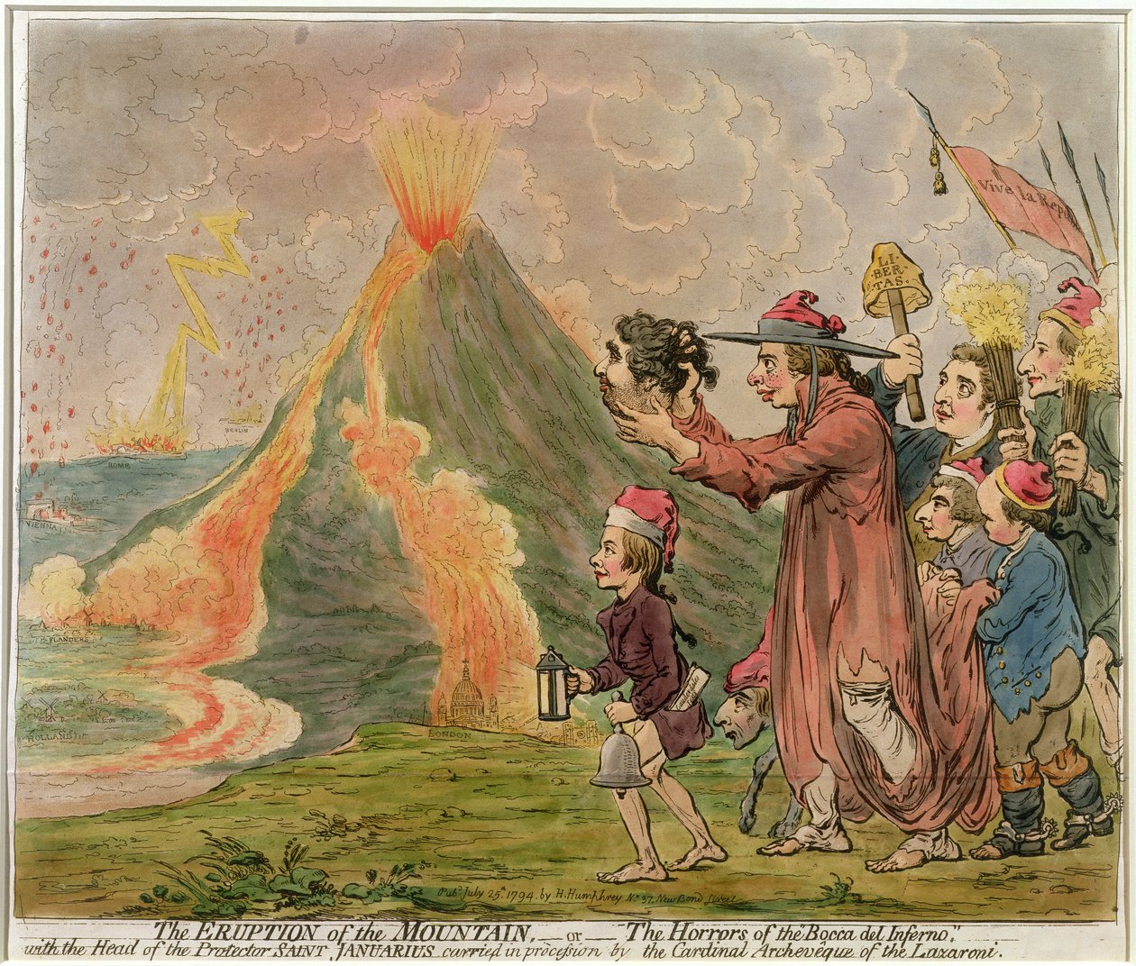 De uitbarsting van de berg, of De verschrikkingen van de 