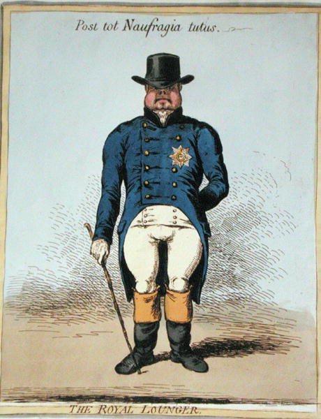 De koninklijke lanterfanter door James Gillray