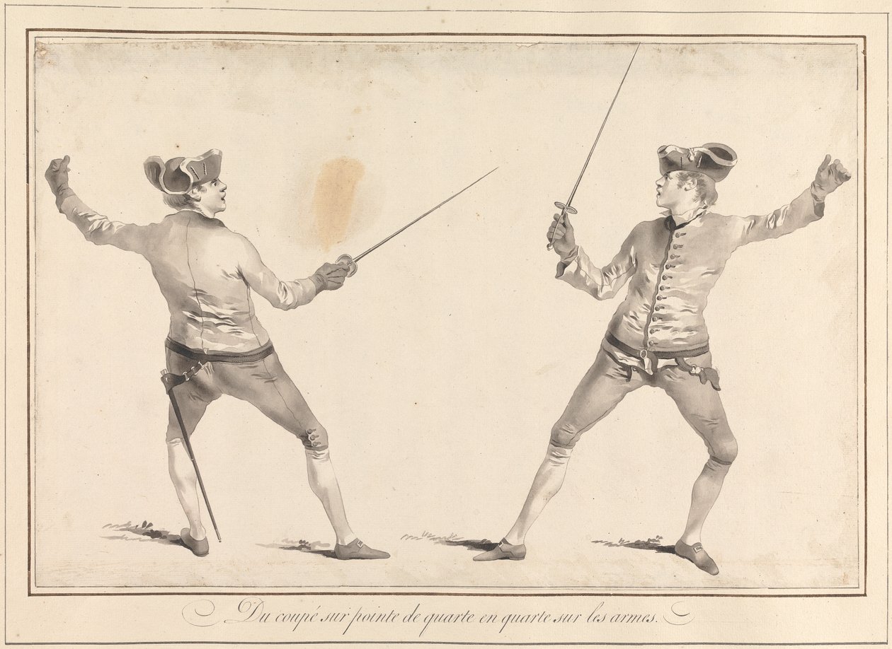 Du Coupé sur Pointe de Quarte en Quarte sur les Armes door James Gwin
