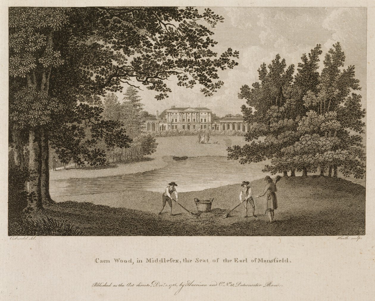 Kenwood House, Hampstead, Londen, 1786 door James Heath