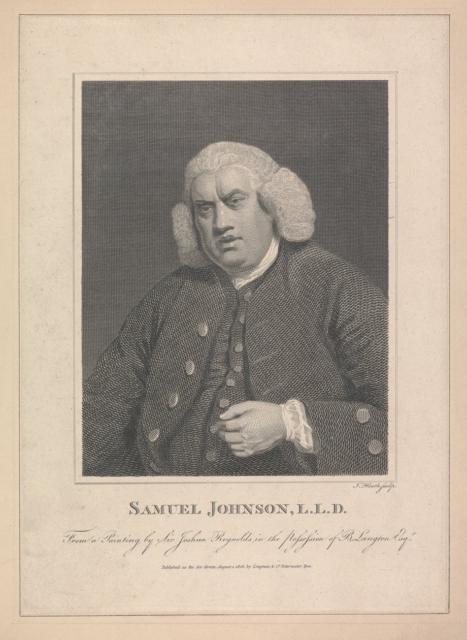 Samuel Johnson door James Heath