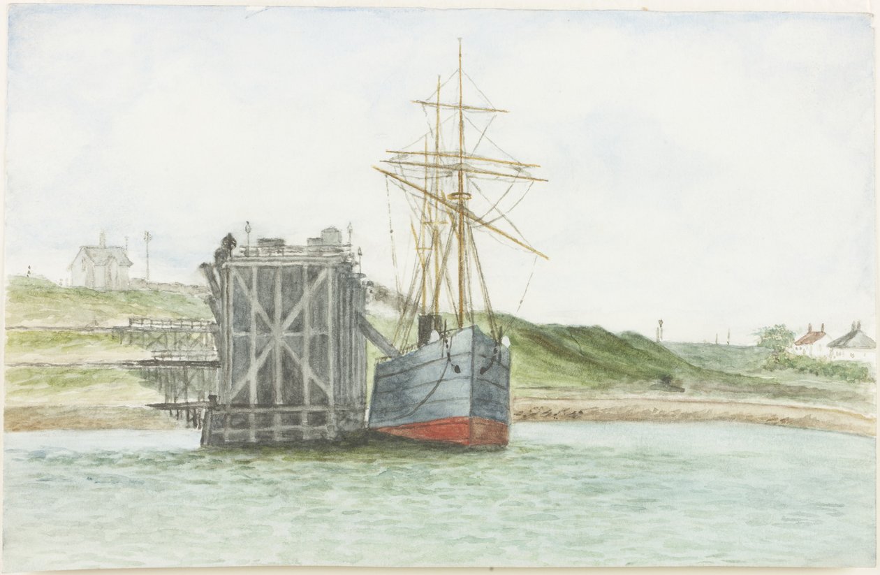 Albert Edward Docks. De S.S. Willkarnman door James Henry Cleet