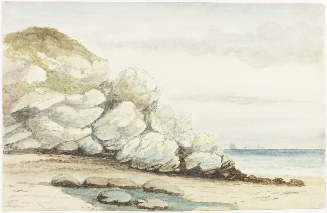 Kust van Durham bij Marsden door James Henry Cleet