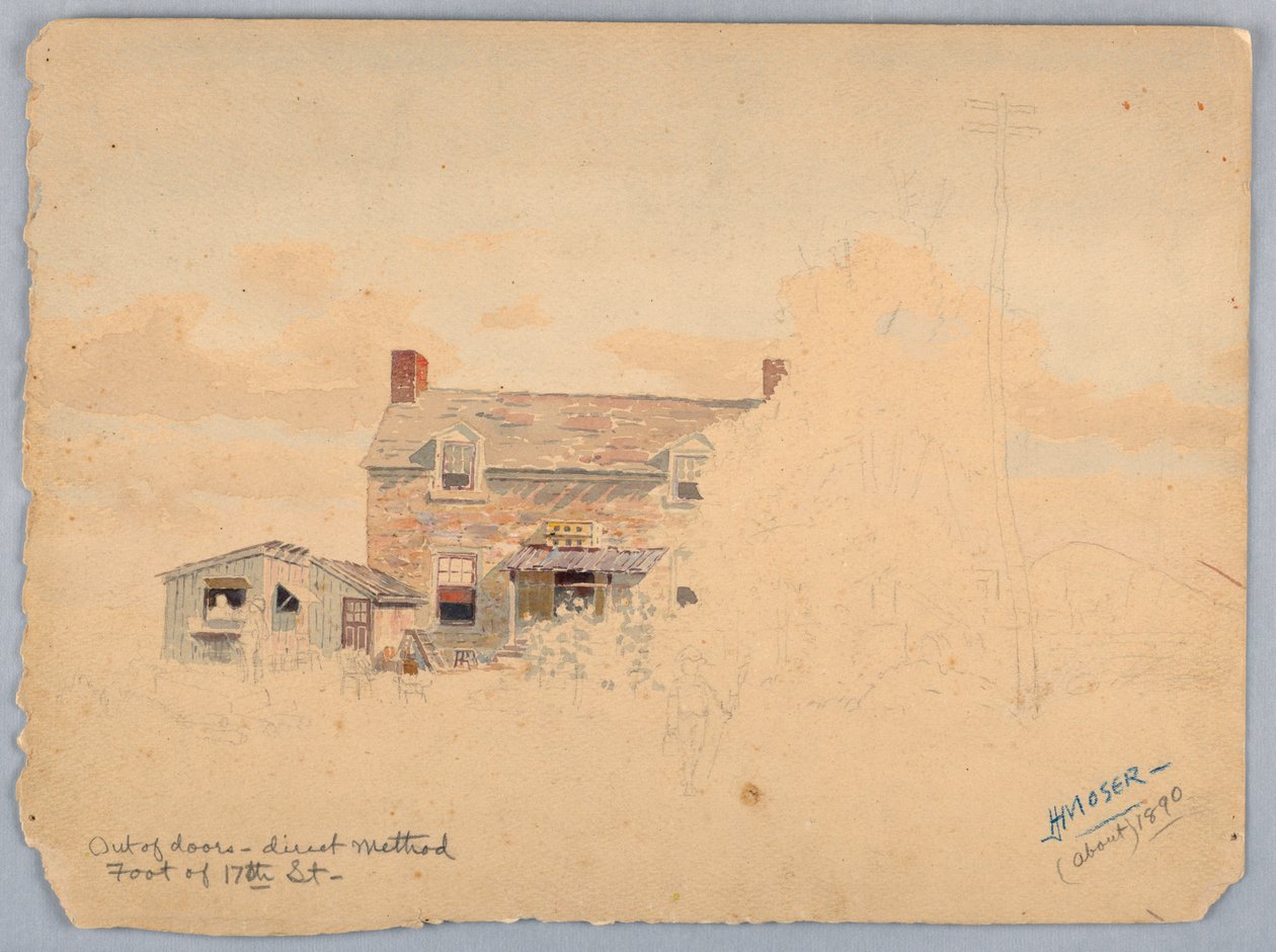 Buiten, Directe Methode, Voet van 17th Street door James Henry Moser