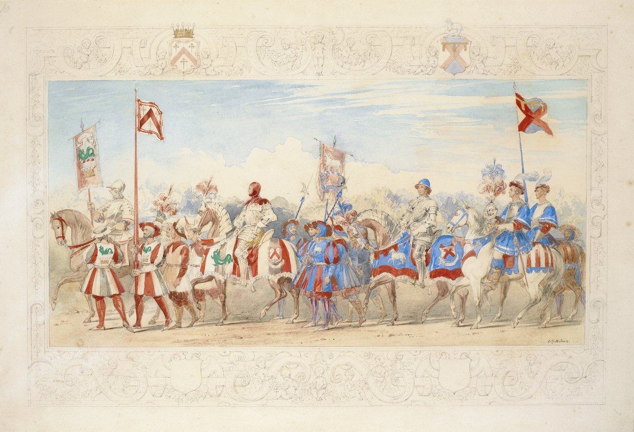 Archibald, Graaf van Cassilis, Ridder van de Dolfijn, 1839 door James Henry Nixon