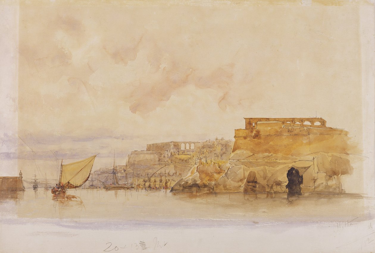 Uitzicht op Valetta, Malta door James Holland