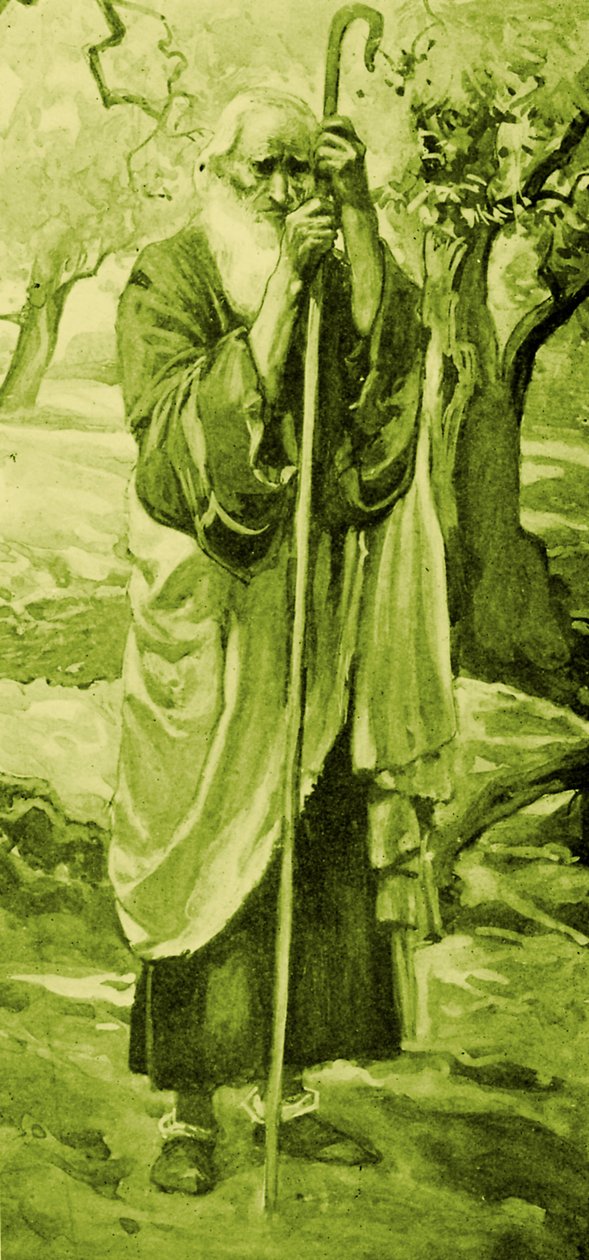 Obadja door J. James Tissot - Bijbel door James Jacques Joseph (after) Tissot