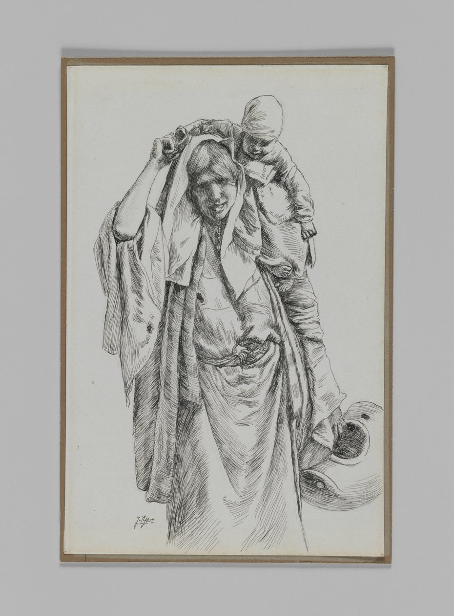 Een typische vrouw van Jeruzalem, illustratie uit Het Leven van Onze Heer Jezus Christus door James Jacques Joseph Tissot
