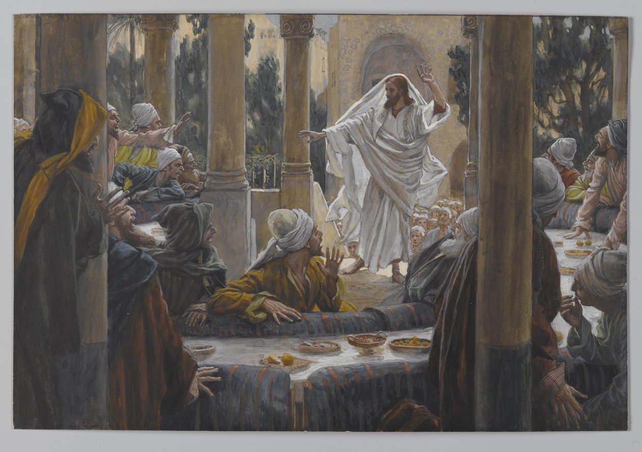 Vervloekingen tegen de Farizeeën door James Jacques Joseph Tissot