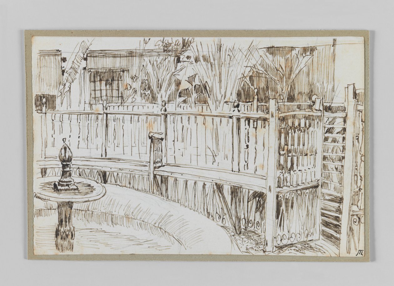 Tuin van de dansende derwisjen in Caïro, illustratie uit Het Leven van Onze Heer Jezus Christus door James Jacques Joseph Tissot