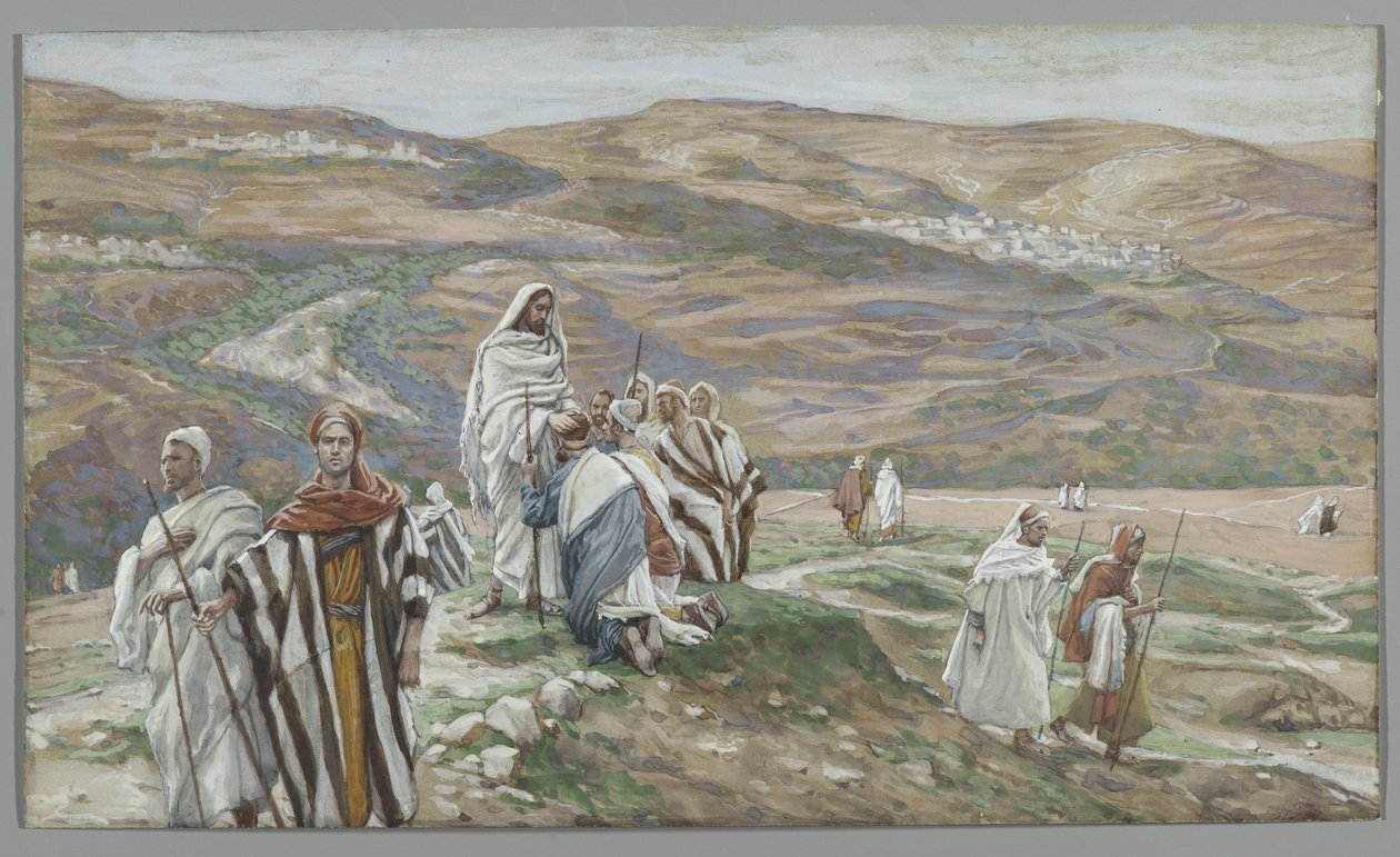 Hij zond hen twee aan twee uit door James Jacques Joseph Tissot