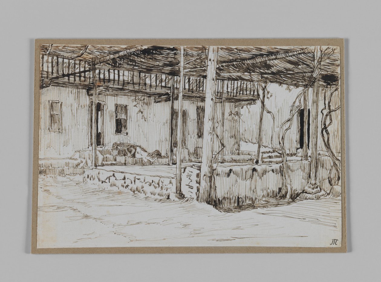 In Oud Caïro, illustratie uit Het Leven van Onze Heer Jezus Christus door James Jacques Joseph Tissot
