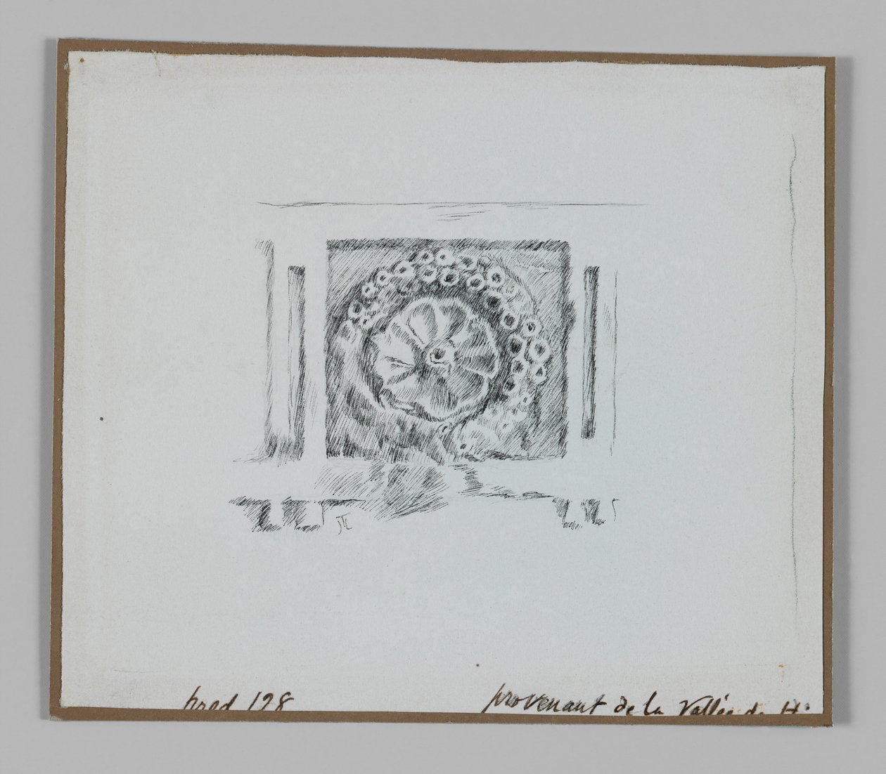Judaïsch ornament, illustratie uit Het Leven van Onze Heer Jezus Christus door James Jacques Joseph Tissot