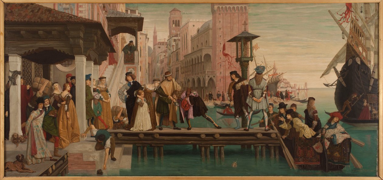 Het vertrek van de verloren zoon door James Jacques Joseph Tissot