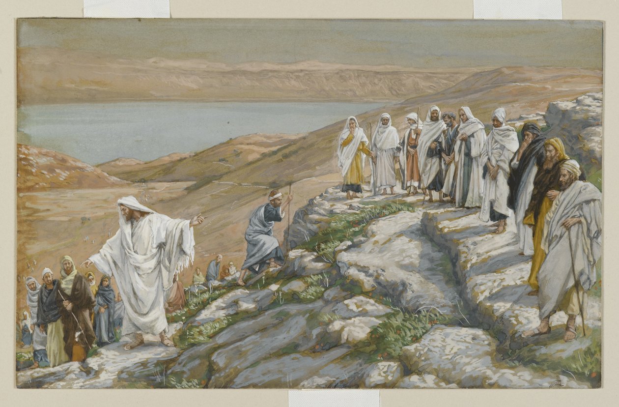Wijding van de twaalf apostelen, illustratie uit Het leven van onze Heer Jezus Christus door James Jacques Joseph Tissot