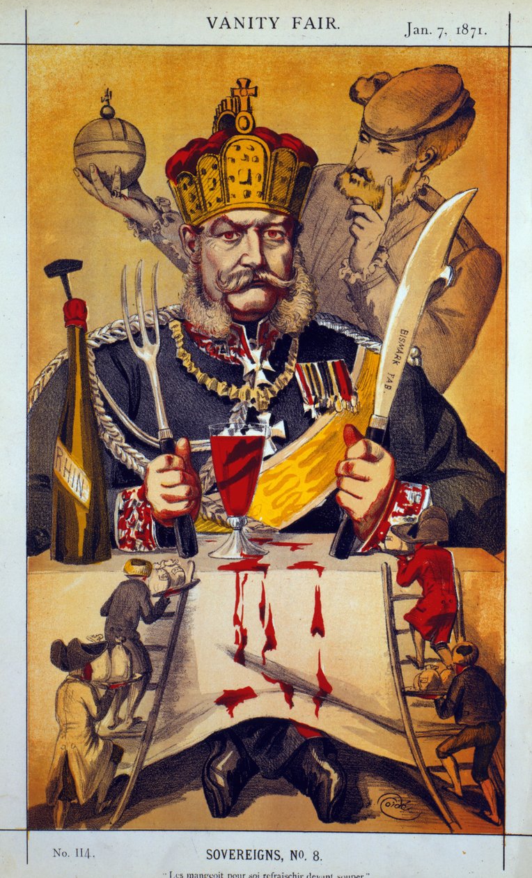 Souvereinen nr. 8 Cartoon uit Vanity Fair, 1871 door James Jacques Joseph Tissot