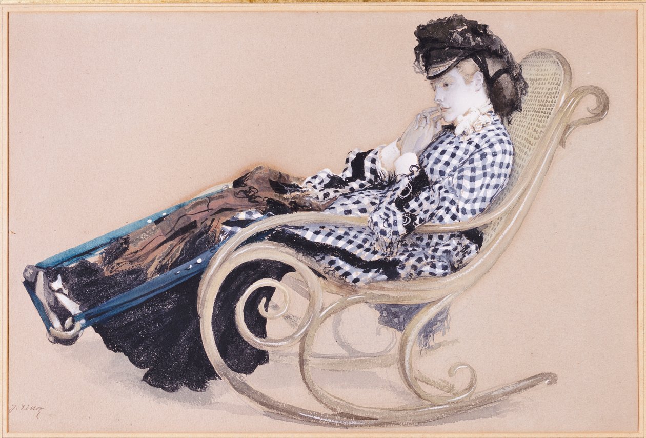Studie voor "De Laatste Avond" door James Jacques Joseph Tissot