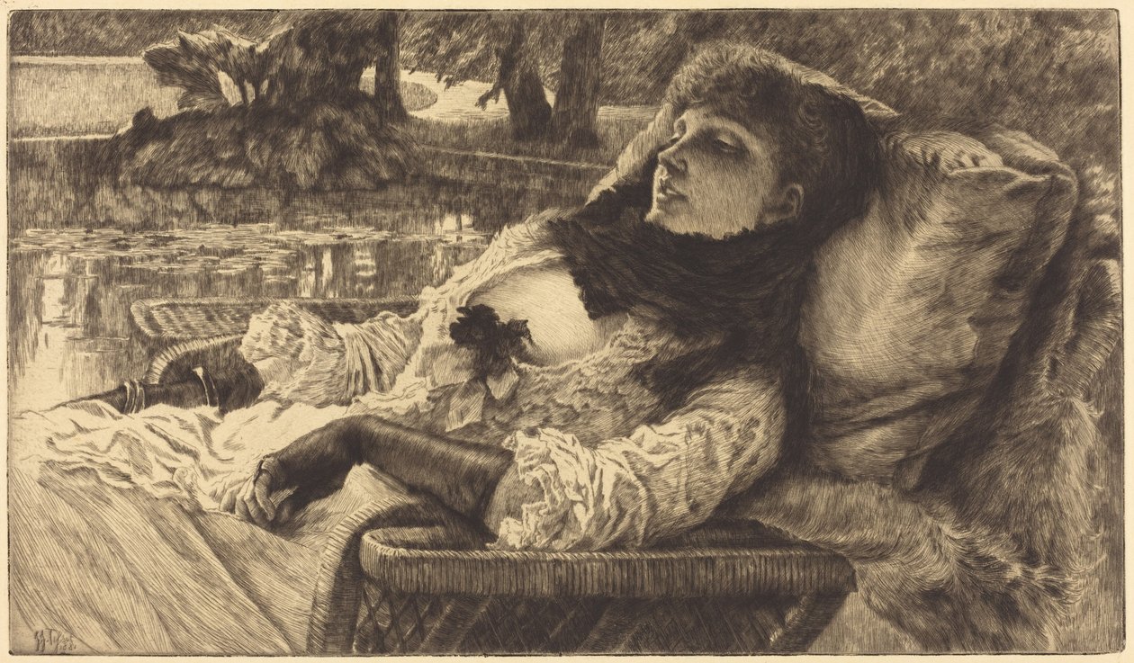 Zomeravond door James Jacques Joseph Tissot
